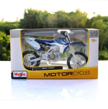 Maisto 1/12 Yamaha YZ 450F Motociklas Motociklas Diecast Ekrano Modelis Žaislas Vaikams Berniukams, Mergaitėms