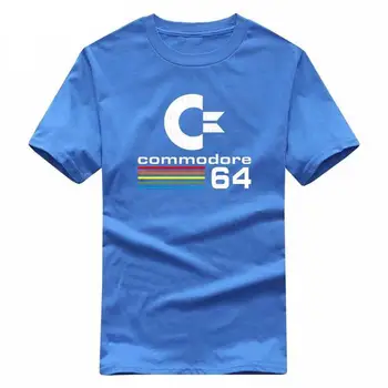 2020 verano Commodore 64 camisetas C64 SID Amiga Retro 8 bitų Itin Kietas diseo camiseta vinilo hombres ropa con manga corta