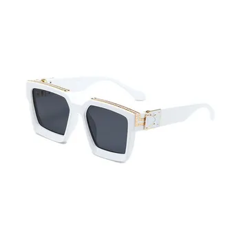 Įtakojantys ir Įžymybės populiariausių akiniai nuo saulės mados prekės ženklo dizaineris aikštėje saulės akiniai, unisex karšto akiniai nuo saulės su raidėmis