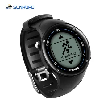 Sunroad GPS smart sporto laikrodis vyrams, skaitmeniniai, veikia sporto plaukti, širdies ritmo maratonas triatlonas kompasas, vandeniui žiūrėti