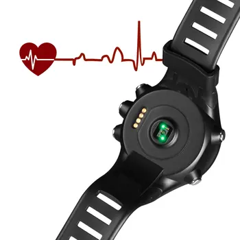 Sunroad GPS smart sporto laikrodis vyrams, skaitmeniniai, veikia sporto plaukti, širdies ritmo maratonas triatlonas kompasas, vandeniui žiūrėti