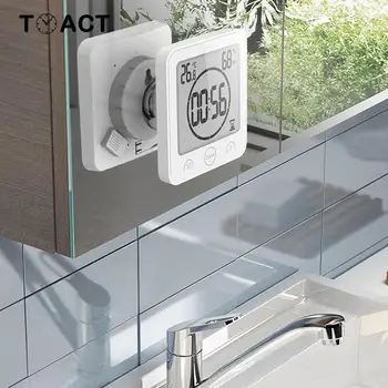 Karšto Pardavimo Skaitmeninis Vonios kambarys Laikrodžiai, LCD atsparus Vandeniui Dušo Laikrodžiai Laikmatis Temp Sieninis Laikrodis Namų Dekoro Priedai Modernus Dizainas