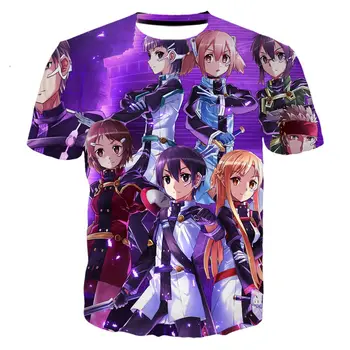 Anime Kardas Meno Internete marškinėlius 3d spausdinimo Vasaros nauja, t-shirt Mados Vyrams, Moterims, negabaritinių Marškinėliai homme Atsitiktinis hip-hop Sweatwear
