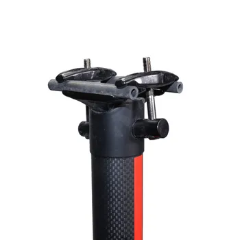 2017 naujas EC90 visas anglies pluošto dviračių sėdynės vamzdžių lankstymo nuo balnelio iškyšos sėdynės vamzdis / seat tube važiuoti lazdele Svarstyklės 33.9 * 580MM