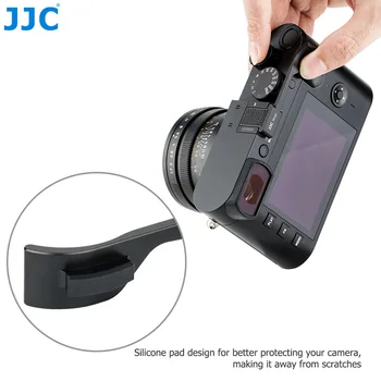 JJC Deluxe Metalo Thumbs Up Rankena Leica Q2 Fotoaparato kontaktinės jungties Dangtelį Aliuminio rankenos Fotoaparato Priedai