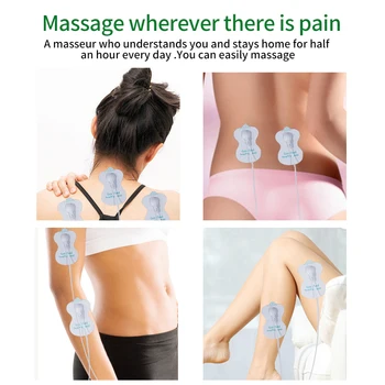 Dviguba Galia Dešimtis Akupunktūra Elektros Terapijos Massager EMS Raumenų Stimuliatorius Su 8 Režimai Meridian Fizioterapijos Aparatai Massager