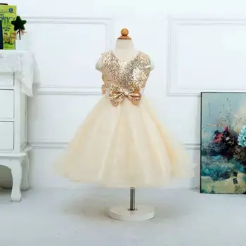 R&Z vaikų suknelė 2019 m. vasarą naujų mergaičių suknelė lankas princesė dress vaikų blizgučiai akių susiuvimo suknelė