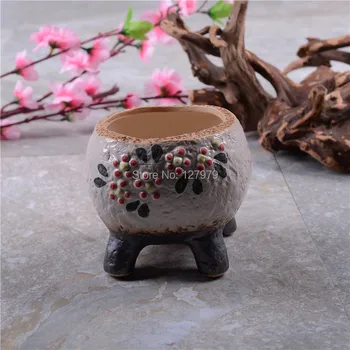 Rankomis dažyti, Pietų Korėja gėlių vazonus, succulents, vazonas, glazūra, keramikos vazos, didmeninė~