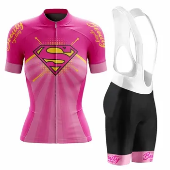 VEZZO moterų trumpomis rankovėmis dviračių jersey rinkiniai dviračių komandos apranga ciclismo ropa mujer eiti bike pro 