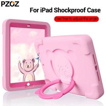 PZOZ Puikus Atveju, iPad 2019 Oro 2 Pro 9.7 10.2 colių Mini 1 2 3 4 5 Turėtojas EVA atsparus smūgiams Vaikai Minkštas netoksiškas Vaikams Atveju