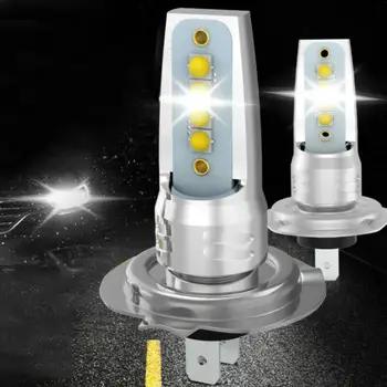 2VNT/komplektas H7 LED Žibintų Automobilio Priekinės Lemputės Super Ryškios Baltos Šviesos 110W 6000K Automobilių Modeliavimo Rūko žibintų Rinkinys, Automobilių Reikmenys L15