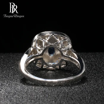 Bague Ringen Madinga Sidabro 925 Papuošalai, Brangakmenių Žiedų Moterų Geometrijos Safyras Cirkonis Mėlyna Dalyvavimo Šalies Žiedą, Moteris Dovaną