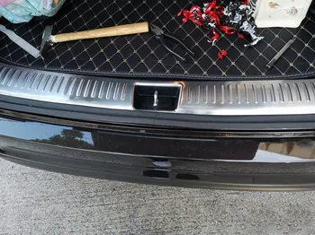 Už KIA Sorento-2018 nerūdijančio plieno Apsauginis Padas Ant Galinės bagažo skyriaus Dangčio Apdaila Slenksčio galinių durų slenksčio Automobilių stilius