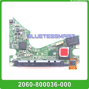 HDD PCB logika valdybos spausdintinių plokščių 2060-800036-000 REV P2 už WD 2.5 SATA kietąjį diską remontas, duomenų atkūrimo