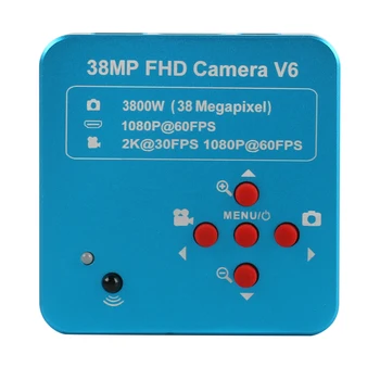 3.5 X-90X Dvigubai Bumas Stovėti Zoom Simul Židinio Trinokulinis Stereo Mikroskopas+38MP 2K HDMI USB Pramonės Fotoaparatą, Telefoną PCB Remontas
