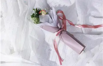 20pcs Skaidrumo Vestuvių Rose Vieną Maišelį Gėlių Puokštė Vyniojimo Popieriaus, Plastiko, Opp Maišelį Gėlių Pakavimo Medžiagų Priedų
