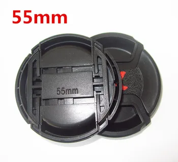 30pcs/daug 40.5 mm 49mm 55mm 58mm centras žiupsnelis Snap-on cap padengti LOGOTIPĄ Alfa 55mm vaizdo kameros Objektyvas