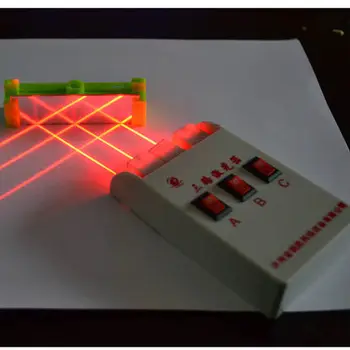 Tris būdas puslaidininkių lazerių lygiagrečiai lazerio šviesos šaltinis, Optinė eksperimento mokymo nemokamą apsipirkimą