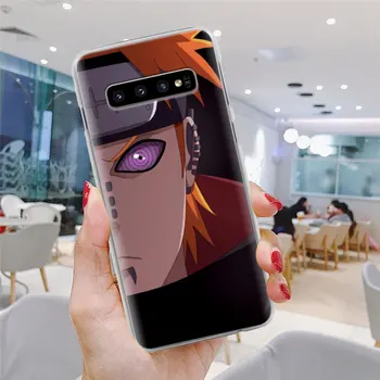 Anime Naruto Akatsuki Telefono dėklas Samsung Galaxy S10 S10e S20+ S20 Ultra S7 S8 S9 Plus Pastaba 8 9 10 Plius 5G Sunku Atveju Coque