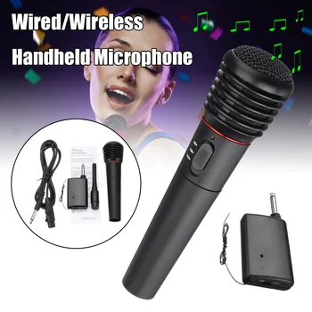 2in1 Wireless Handheld Microphone Mic Dinaminių Belaidžių Dainuoti Už Karaoke Šalies KTV Įrašymo Universalus viešo Kalbėjimo Etapas