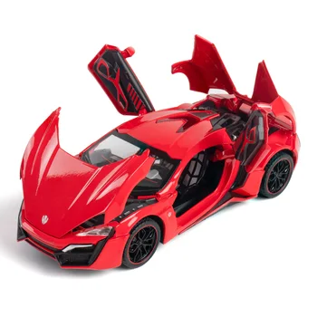 1:24 1:32 Lykan Hypersport Lydinio Automobilio Modelį Diecasts & Žaislinės Transporto Priemonės Žaislas Automobilis Metalo Surinkimo Vaikas Žaislai Vaikams Dovanų Greitai-Įsiutę