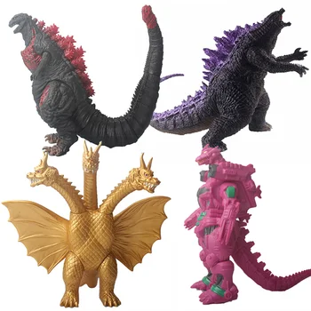 16cm Gojira Gaigan Deginimas Mecha Godzilla King of Monstrus, Ghidorah 3 Vadovai Drakono Figūrėlė Anime Veiksmų Skaičius, Lėlės, Žaislai Vaikams