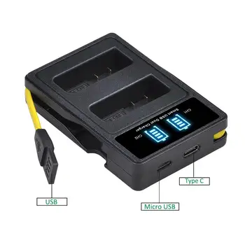 1530mAH LT-EL14a EN-EL14 EL14 Baterija + USB Įkroviklį, su C Tipo už Nikon D5600,D5500,D5300,D5200,D5100,D3200,D3300,P7800,P7100