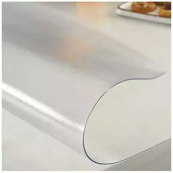 PVC Vandeniui atspari staltiesė Plastiko Permatomas Šveitimas Kavos staltiesių Kristalų Plokštė Valgomasis Staltiesė Darbalaukio Apsauginės Plėvelės