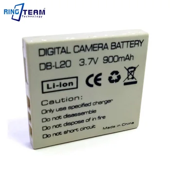 DB-L20AU DB-L20A DB-L20 Baterija skirta Sanyo Xacti DMX C5W C6K C6S C6R CA6 CA65 CG65 Skaitmeniniai Fotoaparatai vaizdo Kameros ...