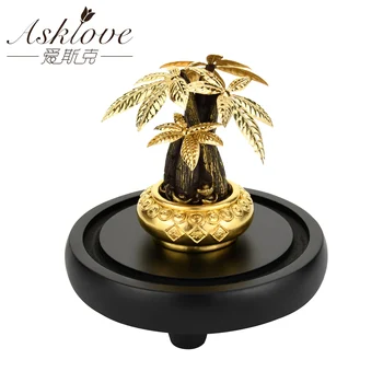 Asklove Likimo Medis Rinkti Turto Ornamentu 24K Aukso Folija Amatų Fengshui dekoro Pasisekė 