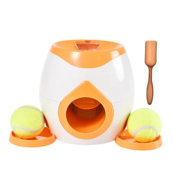 Interaktyvus Pet Ball Launcher Žaislas Teniso Maisto Atlygį Mašina Metikas Lėtai Finansuojančiojo