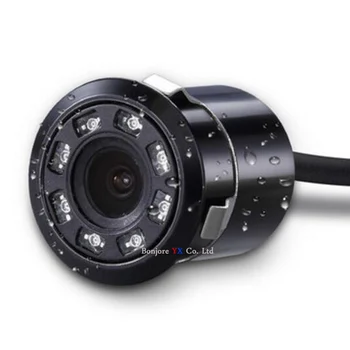 Koorinwoo CCD HD Perjungimo Kabelio Automobilio Galinio vaizdo Kamerą (Priekinė Kamera Atvirkštinio Atsarginė Kamera Parkavimo Sistema 8 Infraraudonųjų spindulių Šviesos IP68