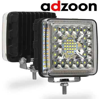 ADZOON 4inch 231w LED Darbo Lemputė 12v 24v, skirtų visureigių Sunkvežimių, Autobusų Valtis Priešrūkinis Žibintas Automobilių Šviesos Surinkimas