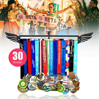30+ Medaliai Medalis Pakaba Medalio Savininkas Ekranas Stovo, kuriame Veikia Plaukimo baseinas, sporto Salė Maratonus Dviračių Sporto Medalis Dovana sparnus Apdaila