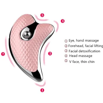 IDestone Gua Sha Grandymo Veido Massager LED Šviesos Microcurrent odos atjauninimo Elektros Kūno Masažas, Veido Kėlimo Lieknėjimą