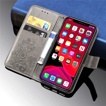 Prabanga 3D Gėlių Odos Flip Case for Huawei P20 Lite 2019 Piniginės Atvejais, Telefono Galinį Dangtelį Stendas Su Kortelės Lizdas