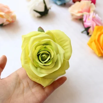 24Pcs Dirbtinis Dekoratyvinis Rose Vadovai Aukštos Kokybės Gėlės Modeliavimas 