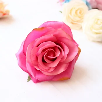 24Pcs Dirbtinis Dekoratyvinis Rose Vadovai Aukštos Kokybės Gėlės Modeliavimas 