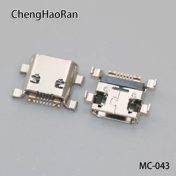 100vnt/daug Mikro USB jungtis socket įkrovimo lizdas Samsung Galaxy Ace 2 S3 mini I8160 I8190 S7562 S7562i S7568 ir t.t