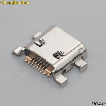 100vnt/daug Mikro USB jungtis socket įkrovimo lizdas Samsung Galaxy Ace 2 S3 mini I8160 I8190 S7562 S7562i S7568 ir t.t