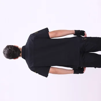 Ore kokybės vyriški marškiniai jav karinio stiliaus su antpečiais trumpomis rankovėmis medvilnė taktinis marškinėliai vienodas vyrų mados 2020 m.
