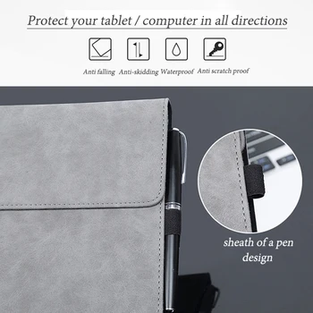 XMXCZKJ Prabanga Flip Cover Case For Microsoft Surface Pro 4 5 3 Tablet Stand PU Odos Funda Smart Cover Paviršiaus Pro4 Pro5