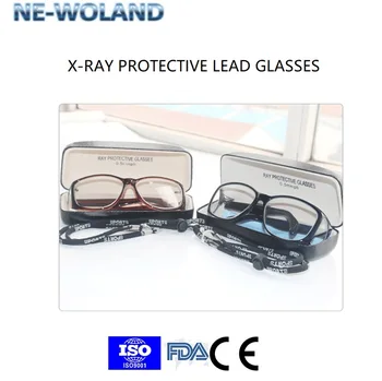 Originali rentgeno,gama spindulių apsauga švino akinius,,0.5 MMPB Priekyje & pusėje visapusišką apsaugą Radioaktyviosioms darbo vietos,laboratorijos ir pan