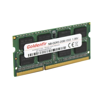 Goldenfir DDR3 2GB/4GB 1066MHz 1333MHz 1 600mhz PC3-8500 PC3-10600 PC3-12800 SODIMM Atminties Ram memoria ram Laptop Notebook