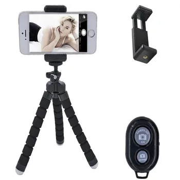 Lankstus Mini Trikojo Telefono Fotoaparato Priedai Trikojis Selfie Stick iPhone Samsung Xiaomi Eiti pro 9.25