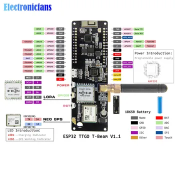 T-Šviesos V1.1 ESP32 Wi-fi 