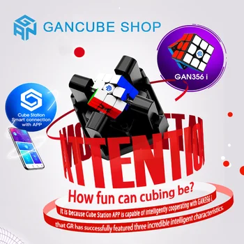 GAN Robotas 3x3x3 GAN 356 i Magic Cube Stotis App GAN 356 i Magnetai Internete Konkurencijos GAN356 Įspūdį Cubo Magico Gans neo Kubas