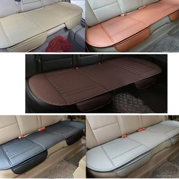 Automobilių PU odos sėdynės apima keturis sezonus universali pagalvėlė automobilių padengti automobilio salono neslidus backless automobilio sėdynių pagalvėlių rinkinys