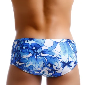 Taddlee Prekės Sexy Vyrai Swimwwear Maudymosi Plaukimo Boxer Glaudės, Šortai Suprojektuoti Plaukimo Bikini Trumpas Plaukti Brazilijos Classi Supjaustyti
