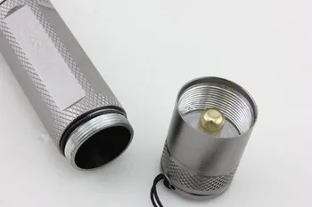Galingas Papuošalai Jade Led Žibintuvėlis akmens Blizgesį Flash Light Žibintuvėlis Aliuminio Balta Geltona Šviesos Šaltinis Aptikimo, Identifikavimo